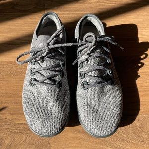 Size 9 grey Allbirds tree dashers - NEW